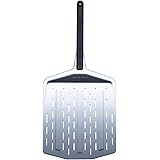 Ooni 14” Perforated Pizza Peel – Long Handle Perforated Aluminium Pizza Paddle – Lightweight Pizza Turning Peel – Ooni Outdoo