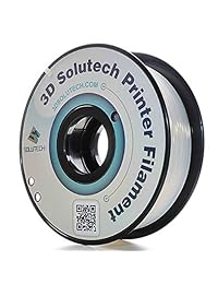 3D Solutech Filamento para impresora 3D PETG, claro, natural, de 1,75 mm, 2,2 LIBRAS (1,0 KG)   100   EE. UU.