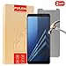 [2-Pack] PULEN Screen Protector Compatible with Samsung Galaxy A8 2018,[Privacy Protection] [Scratch Resistance][Anti-Fingerprint] [No-Bubble] Clear Privacy Protector Film