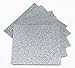 Expressions Vinyl - Silver - 12in. x 12in. 5-Pack Ultra-Glitter Permanent Vinyl Single Color Sheets