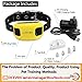 OCEVEN Wireless Dog Fence System with GPS, Outdoor Pet Containment System Rechargeable Waterproof Collar EF851S, Yellow, for 15lbs-120lbs Dogs with 2pcs Toys for Freethumb 2