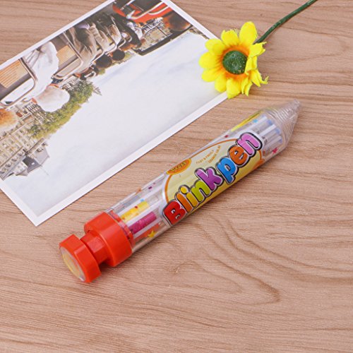 Aixia 8 Colors Replaced Highlighter Cute Cartoon Paint Marker Flashing Pen Press Type (1)