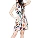 Lookatool 1pc Women Summer Sunflower Beach Mini Dress (M)