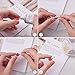 PandaHall Elite 100 Pcs Tibetan Style Alloy Glue on Flat Pad Bails Leaf Shape Pendants Charms Connector Hanger 21x8x6mm for Jewelry Making 3 Colors