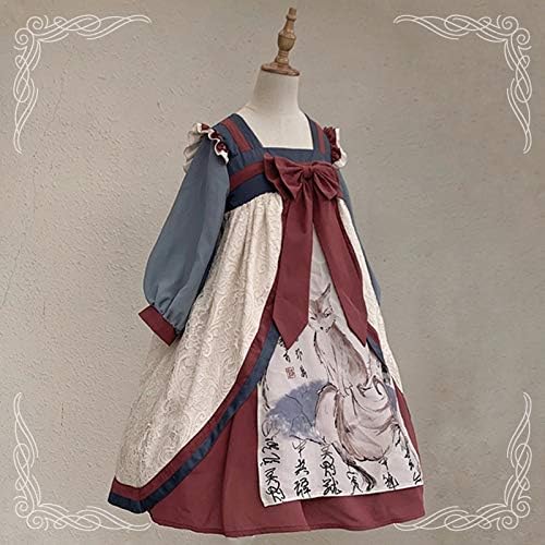 Amazon ファッションドレス ロリータ 原宿 ワンピース アンティーク中華風ワンピース 普段のお洋服や創作オリジナルコスプレに 受注生産国内発送品 Mサイズ コスプレ 仮装 通販