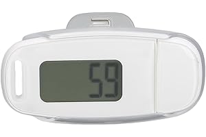 USB Rechargeable Pedometer for Walking,Walking Pedometer Accurate Step Counter LCD Pedometer for Men Women Kids Adults Senior