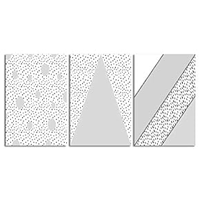 signwin-3 Piece Canvas Wall Art-Abstract Geometric-Canvas Prints Home...