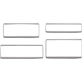 LILIAO Rectangle Cookie Cutter Set, Stainless Steel (Rectangle 4-Piece Set)