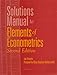 Solutions Manual to Elements of Econometrics