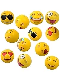 Emoji Universe: 12" Emoji Inflatable Beach Balls, 12-Pack