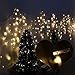 LED Icicle Lights, YUNLIGHTS 16.5 ft 216 LED Plug in Fairy String Lights, Warm White Curtain Christmas Lights for Bedroom Patio Yard Garden Wedding Party