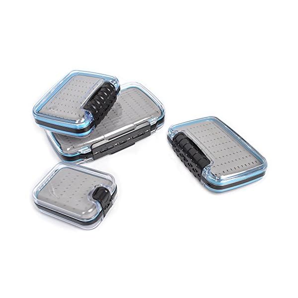 DrFish-Fly-Fishing-Flies-Box-Waterproof-Double-Side-Clear-View-High-Capacity-Deep-Slot