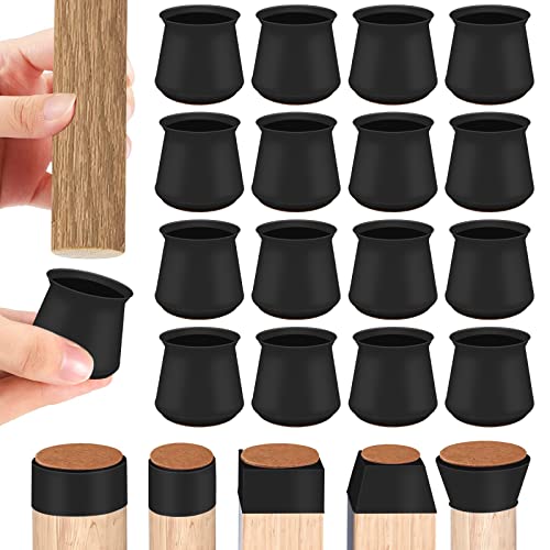 Chair Leg Floor Protectors with FeltRound&Square Silicone Chair Leg