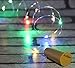 Set of 6 Multi-color Wine Bottle Cork Lights Copper wire String Lights, AnSaw 20LEDs Starry Light for Bottle DIY Party Décor