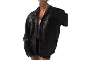 Vintage Oversized Faded Patina Leather Jacket