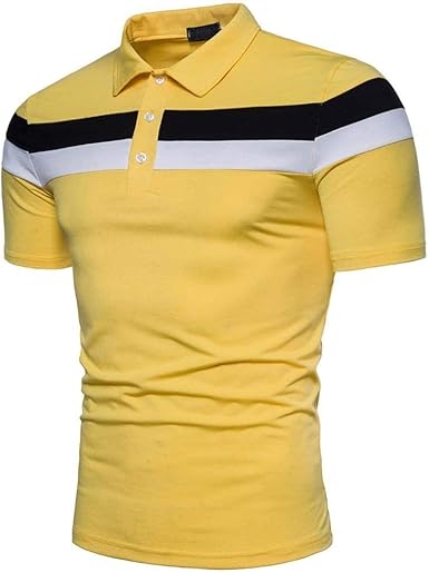 Camisa De Polo para De Moda La Casual Hombre Modernas De Verano Polos De Manga Corta Camisa De Polo De Deporte De La Solapa De Gran Tamaño para Hombre: Amazon.es: Ropa y