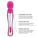 KAMUGO Powerful Multi-speed Wand Massager Vibrator,Medical Silicone Surface,Wireless Rechargeable,Quiet,Waterproof and Easy Cleaning.