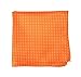 100% Woven Silk Tangerine Pindot Patterned Pocket Square