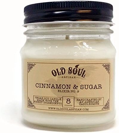Cinnamon Soy Candle - Hand poured - 8 oz - Vegan