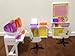 Barbie Size Dollhouse Furniture- Computer Room Play Set by Huaheng Toys