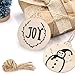 AerWo 50pcs Wooden Circles for Crafts, 3.5