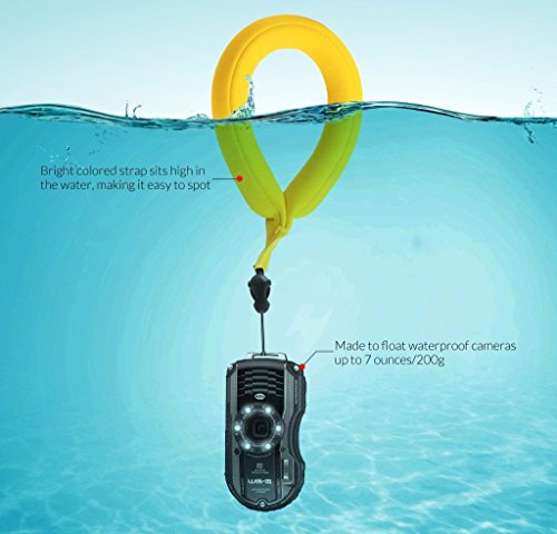 Floating Hand Strap Floating Wrist Strap for Waterproof Underwater Cameras, Phones Perfect for Swimming, Diving, Sea Fishing or other Water Sports