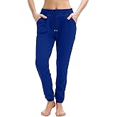 Walifrey Womens Joggers with Pockets, Drawstring Sweatpants Women for Lounging Jogging Workout and Gym