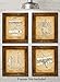 Original Wright Brothers Plane Patent Art Prints - Set of Four Photos (8x10) Unframed Blueprint Poster - Makes a Great Home or Office Decor and Costume - Gift for Pilots and Kids