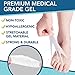 Metatarsal Pads for Women & Men | Ball of Foot Cushions | Premium Soft Gel Foot Callus Pad | Orthotics for Metatarsalgia | #1 Brand Recommended by Orthpaedics - Amazon Vine