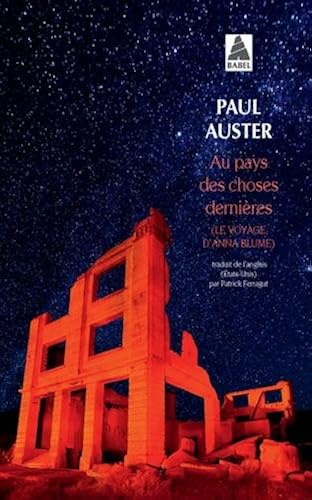 Download Au pays des choses dernières : Le voyage d'Anna Blume PDF