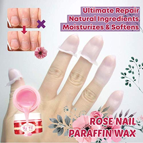 Rose Nail Paraffin Wax Nail Care Nail Treatment, Hand Wax White