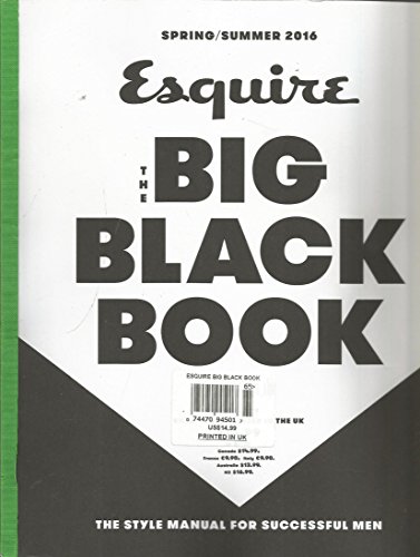 Esquire Magazine The Big Black Book UK Edition (Spring/Summer 2016)
