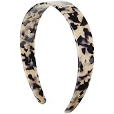 EVITA PERONI 1.18 Inches Hair Bands for Women's Hair Acetate No Slip-Amber