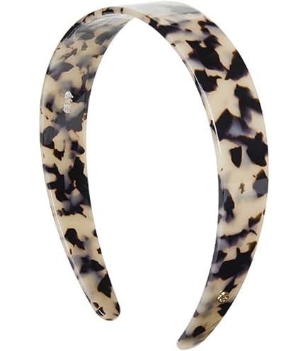 Tortoise Shell Headband Women Wide Hollow Non-slip Comfortable Fashion Acetate Amazon.com : EVITA PERONI Tortoise Shell Headbands for Women  main image 4