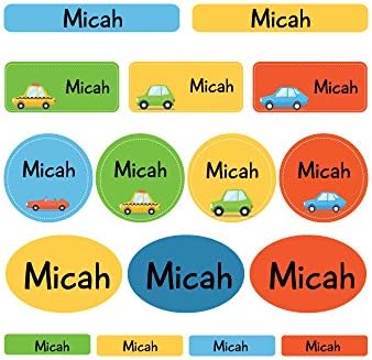 48 Personalized Waterproof Labels, Kid Safe labels, Custom Name Stickers, Nursery Labels, Back to School Stickers, Cute Smiling Face Sticker, Baby Shower Gift, Baby Stuff Markup.