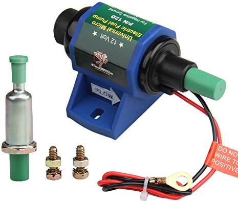 Bang4buck 2 Pack 12D Electric Diesel Universal Fuel Pump 5/16 inch Inlet and Outlet 12V 1-2A 42GPH 4-7 P.S.I. Operating Fuel Pressure Self-Priming 2-wire Design