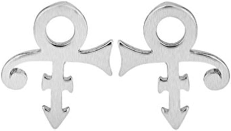 Prince Symbol Music Fan Fashion Stud Earrings.