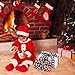 2 Rolls Buffalo Plaid Burlap Wired Ribbon Weave Ribbon with Wired Edge for Christmas Crafts Floral Bows Craft Decoration, 2.4 Inches by 315 Inches(Black and White)