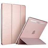 iPad Air 2 Case, ESR [Corner/Bumper Protection] Soft TPU Bumper Translucent Hybrid Case with Smart Cover for iPad Air 2 / iPad 6 (Rose Gold)¡­