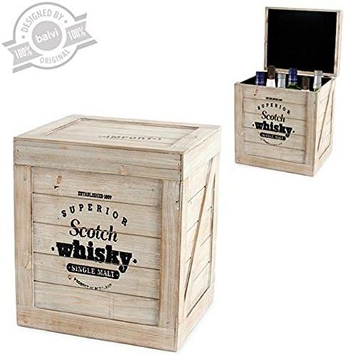 Caja botellero Scotch Whisky, madera: Amazon.es: Hogar