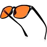 OPTOFENDY Blue Light Glasses for Men Women, Gaming Glasses for Computer, TV, Phone with Anti Fatigue, Eyestrain & UV Glare