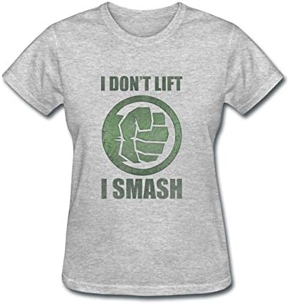 Yomei Women's Marvel Hulk Smash Mens Graphic T Shirt - Fifth Sun T-shirt Grey XL