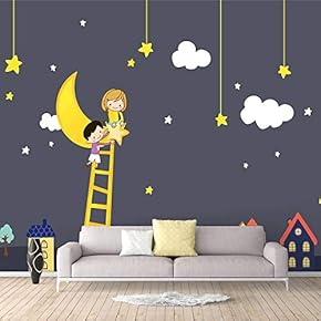 Wall Murals for Bedroom Beautiful Creative Abstract Removable Wallpaper Peel and Stick Wall Stickers - 66x96 inches