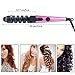 Electric Hair Spiral Curler Deep Waver Curling Iron Wand Hot Tool,BlueTop (Purple)