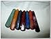 Jet International Jet Fantastic Chakra Gemstone Massage Wand Free Booklet Crystal Therapy Set 3.5 inch - 4 inch Approx. Crystal Therapy Faceted Geometry