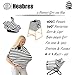 Heabres Maternity Support Belt & Baby Breastfeeding Cover ScarfSet | Breathable Belly Band For Pregnancy and Postpartum Abdominal Binder For Back, One-Size