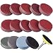 SIQUK 130 Pcs 2 inch Sanding Discs Pad with 1pc 1/4 inch Shank Backing Pad and 1pc Soft Foam Buffering Pad for Drill Grinder (10pcs Each Grit 60 80 120 180 240 400 600 800 1000 1200 1500 2000 3000) primary