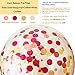 Bachelorette Party Decorations Balloons 40 Pack 12 Inch White Rose Gold Burgundy Latex Balloons with Confetti Balloon for Baby Shower Bridal Shower Wedding Party Supplies