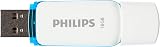 Philips Snow 16 GB USB 2.0 Flash Drive - Blue view 4