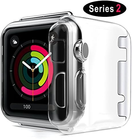 Apple Watch Series 2 Cover, Proboths Premium iPhone Watch 2 Clear Hard PC Screen Protector Full Coverage Protective Case for New iWatch 2 (38 mm) Transparent